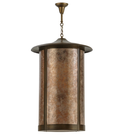 Meyda Tiffany Lighting 119096 Fulton Eight Light Pendant Outdoor Copper/Antique/Verde