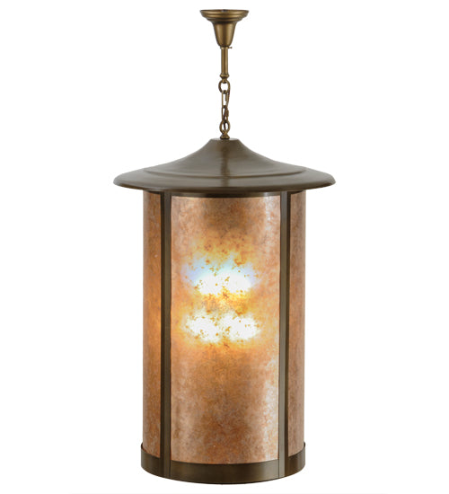 Meyda Tiffany Lighting 119096 Fulton Eight Light Pendant Outdoor Copper/Antique/Verde