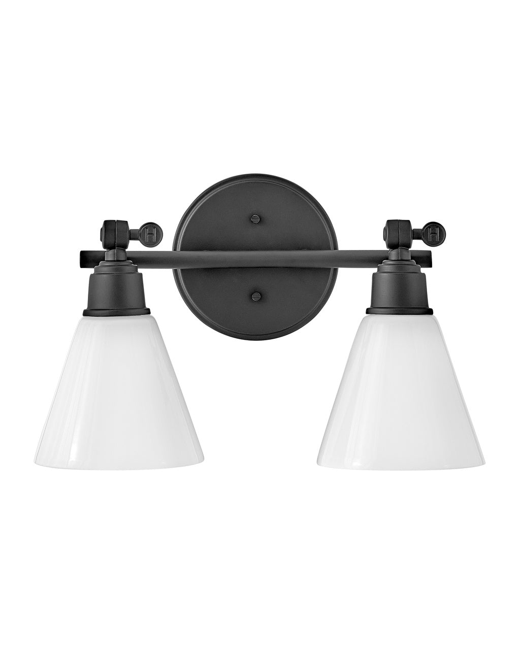 Hinkley Arti 51182BK Bath Vanity Light 16 in. wide - Black