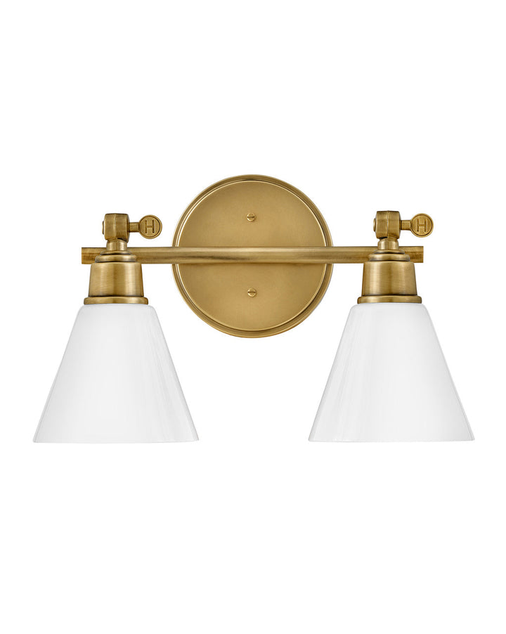 Hinkley Arti 51182HB Bath Vanity Light 16 in. wide - Heritage Brass