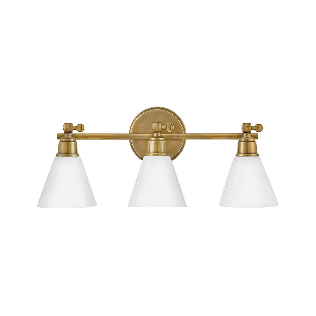 Hinkley Arti 51183HB Bath Vanity Light 24 in. wide - Heritage Brass