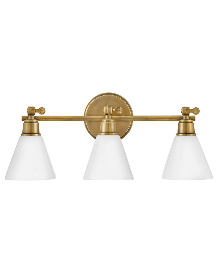 Hinkley Arti 51183HB Bath Vanity Light 24 in. wide - Heritage Brass