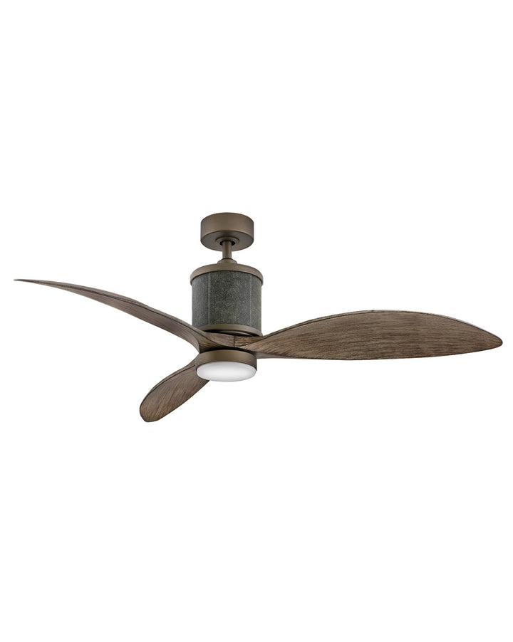 Hinkley Merrick 900360FMM-LDD Ceiling Fan 60 - Metallic Matte Bronze, Driftwood/