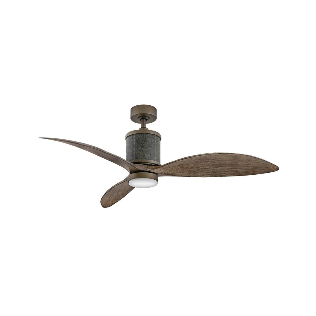 Hinkley Merrick 900360FMM-LDD Ceiling Fan 60 - Metallic Matte Bronze, Driftwood/