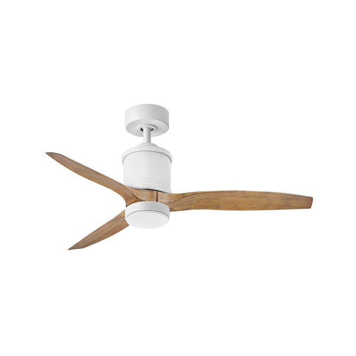 Hinkley Hover 900752FWK-LWD Ceiling Fan 52 - Matte White With Koa Blades, KOA/