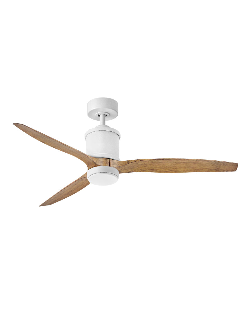 Hinkley Hover 900760FWK-LWD Ceiling Fan 60 - Matte White With Koa Blades, KOA/