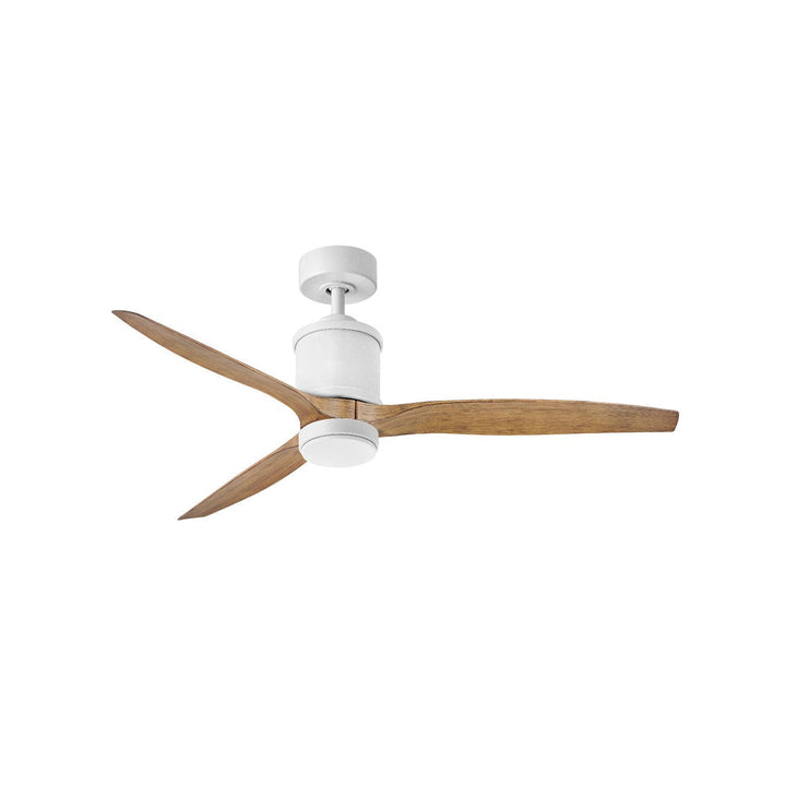 Hinkley Hover 900760FWK-LWD Ceiling Fan 60 - Matte White With Koa Blades, KOA/