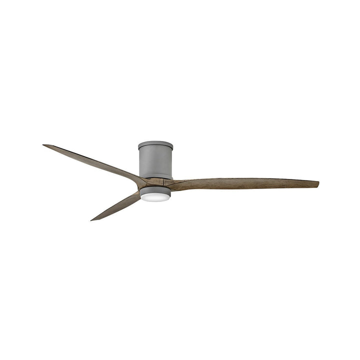 Hinkley Hover Flush 900872FGT-LWD Ceiling Fan 72 - Graphite, Driftwood/