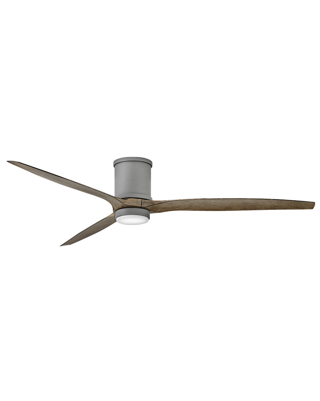 Hinkley Hover Flush 900872FGT-LWD Ceiling Fan 72 - Graphite, Driftwood/