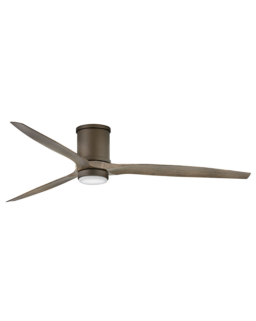 Hinkley Hover Flush 900872FMM-LWD Ceiling Fan 72 - Metallic Matte Bronze, Walnut/