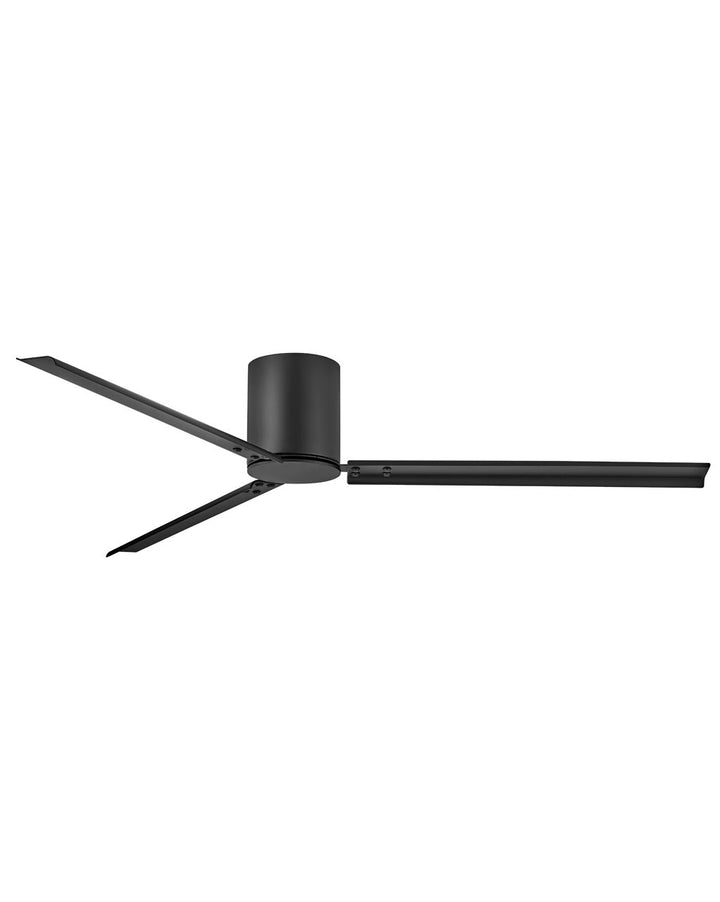 Hinkley Indy Flush 901072FMB-NDD Ceiling Fan 72 - Matte Black, Matte Black/