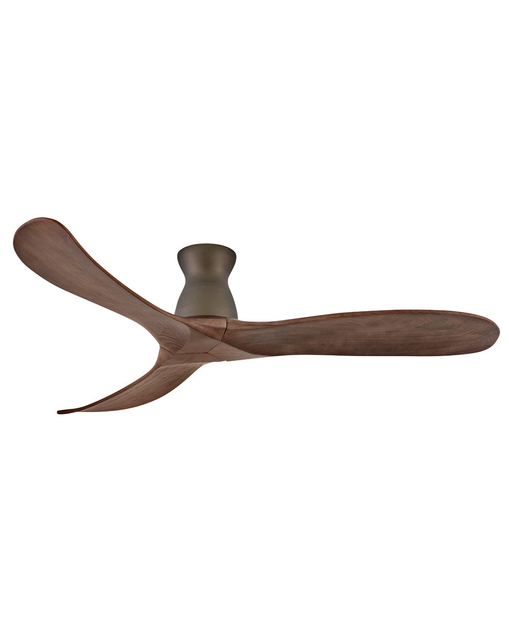 Hinkley Swell Flush 903460FMM-NDD Ceiling Fan 60 - Metallic Matte Bronze, Walnut/