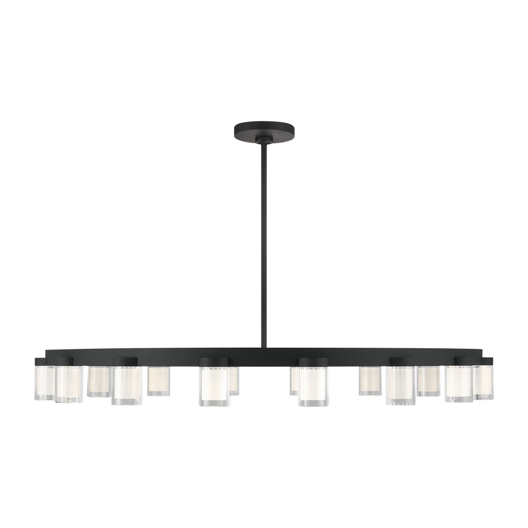 Visual Comfort Modern Esfera 700ESF44B-LED927-277 Pendant Light - Nightshade Black