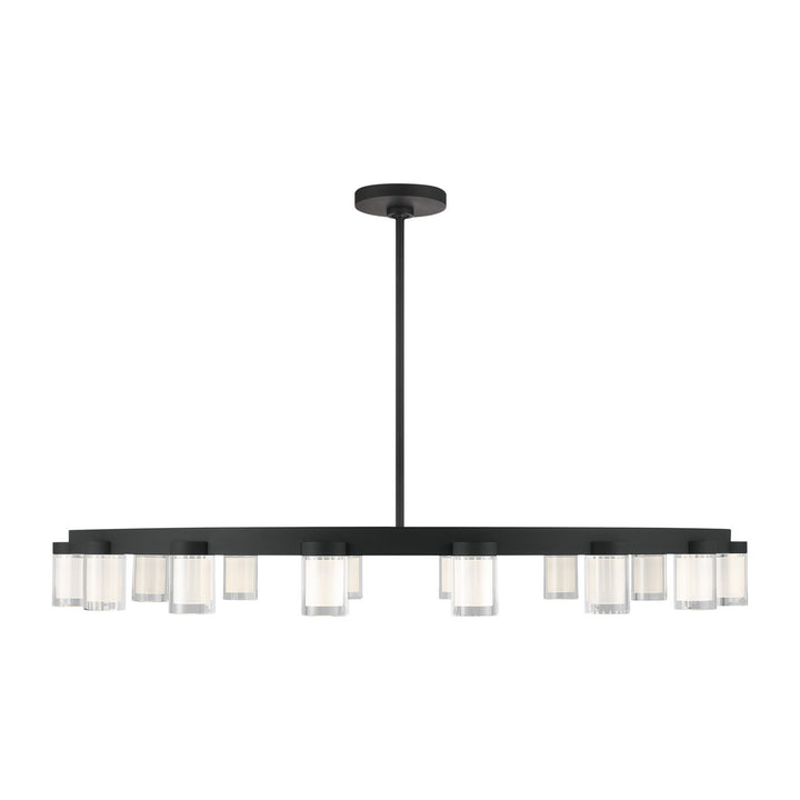 Visual Comfort Modern Esfera 700ESF44B-LED927-277 Pendant Light - Nightshade Black