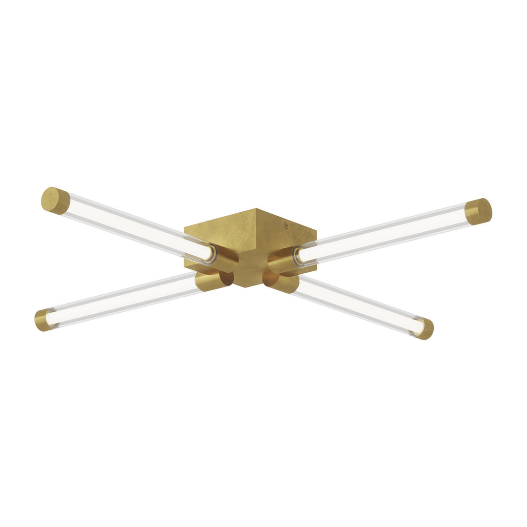 Visual Comfort Modern Phobos 700FMPHB28NB-LED927-277 Ceiling Light - Natural Brass