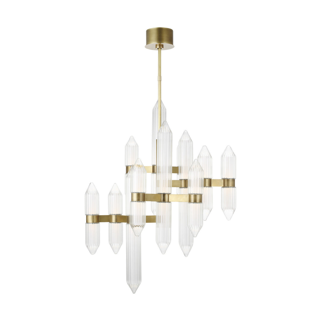 Visual Comfort Modern Langston 700LGSN31BR-LED927 Pendant Light - Plated Brass