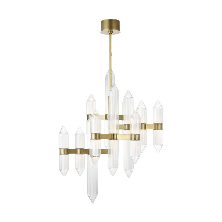 Visual Comfort Modern Langston 700LGSN31BR-LED927 Pendant Light - Plated Brass