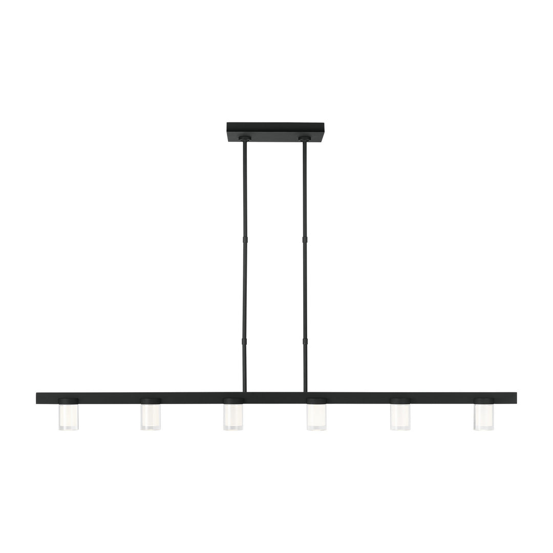 Visual Comfort Modern Esfera 700LSESF60B-LED927-277 Pendant Light - Nightshade Black