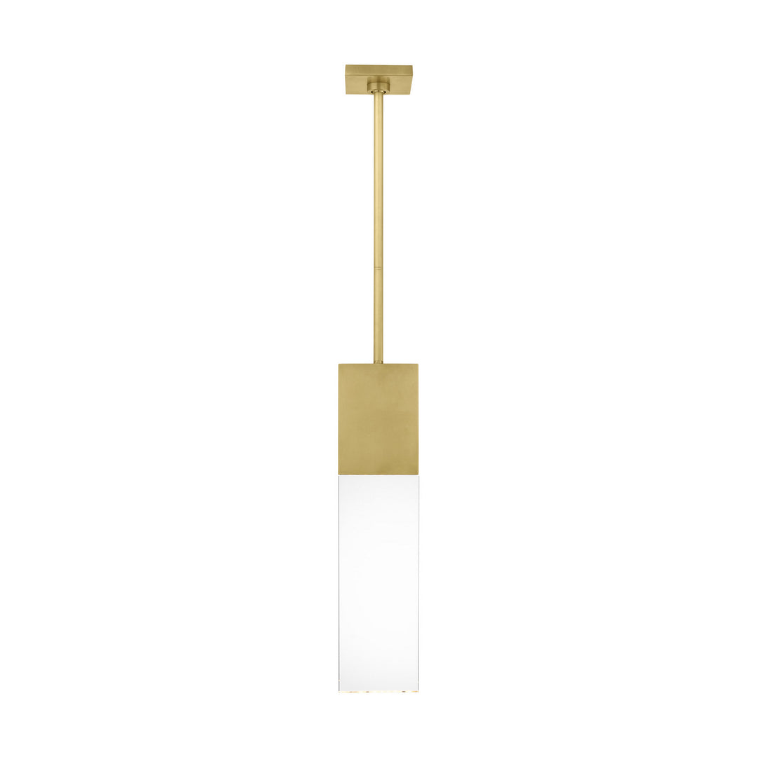 Visual Comfort Modern 700OPKLM92720NBUNV Kulma Led Pendant Outdoor Brass
