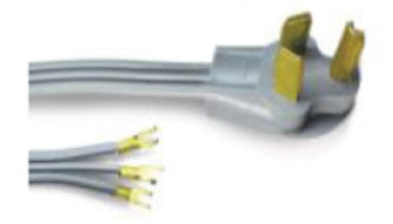 Westgate Lighting DRY5  Srdt 3C/10/3Awg W/ Fork Term., Pc (10-30P), 5Ft, 40A, 3Wire Dryer Cords Decor Gray