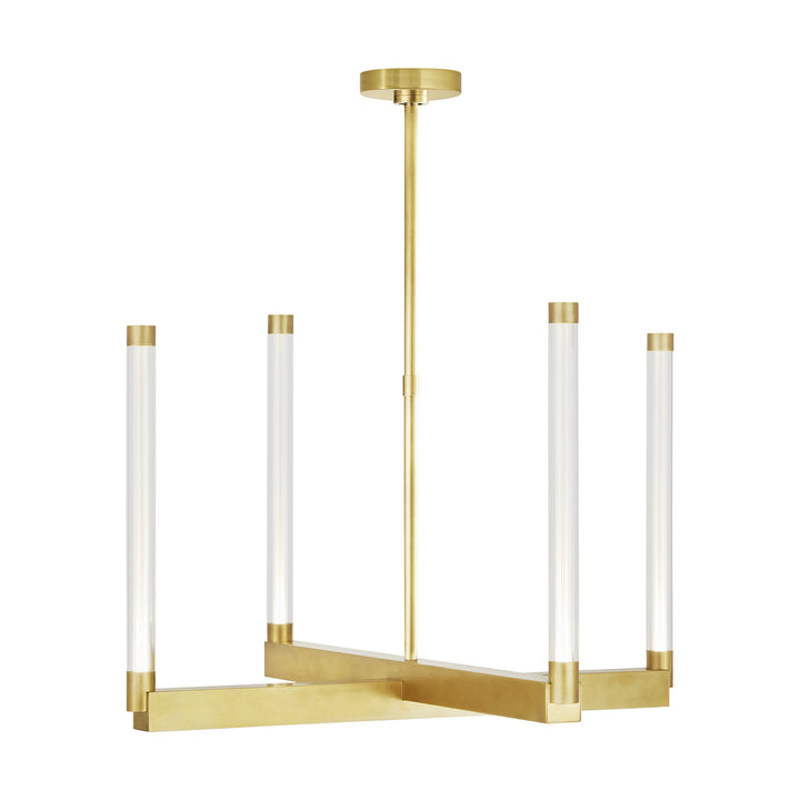 Visual Comfort Modern Phobos 700PHB24NB-LED927-277 Chandelier Light - Natural Brass