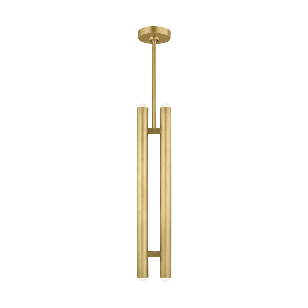 Visual Comfort Modern Ebell 700TDEBL223NB-LED927-277 Pendant Light - Natural Brass