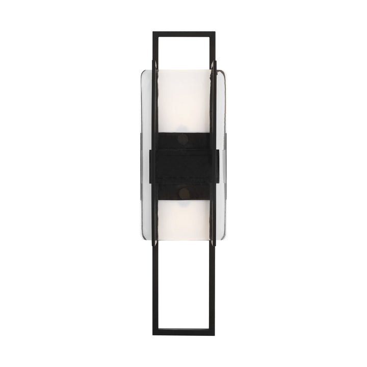 Visual Comfort Modern Duelle 700WSDUE18B-LED927-277 Wall Light - Nightshade Black