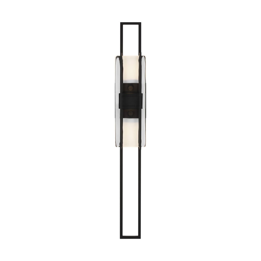 Visual Comfort Modern Duelle 700WSDUE28B-LED927 Wall Light - Nightshade Black