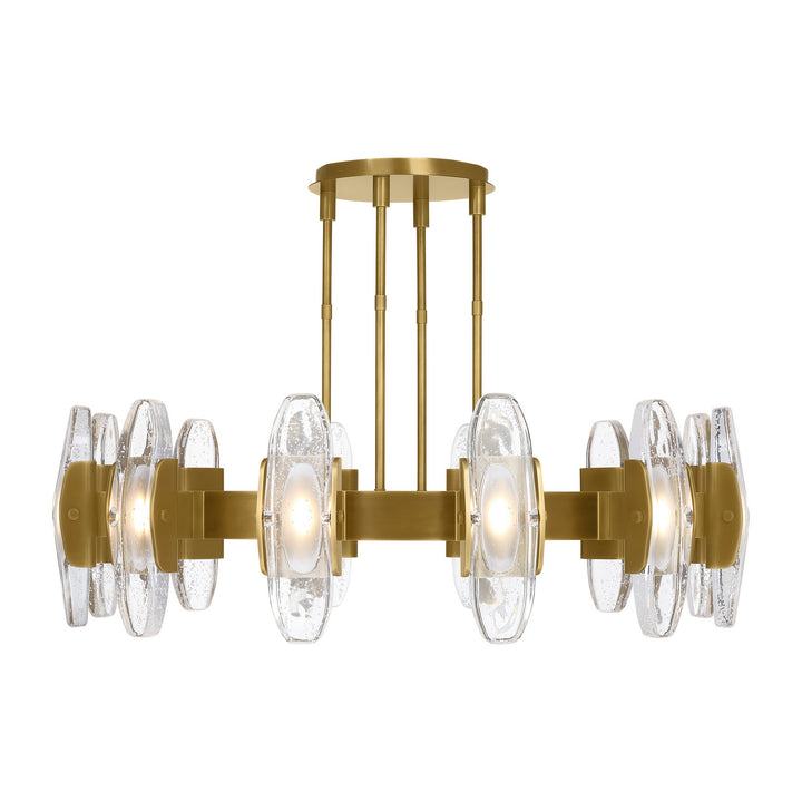 Visual Comfort Modern Wythe 700WYT12BR-LED927 Chandelier Light - Plated Brass