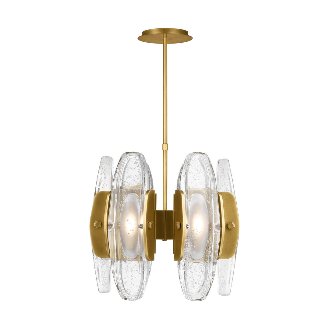 Visual Comfort Modern Wythe 700WYT6BR-LED927 Chandelier Light - Plated Brass