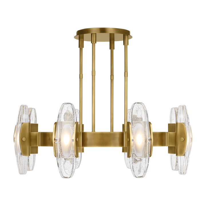Visual Comfort Modern Wythe 700WYT8BR-LED927 Chandelier Light - Plated Brass