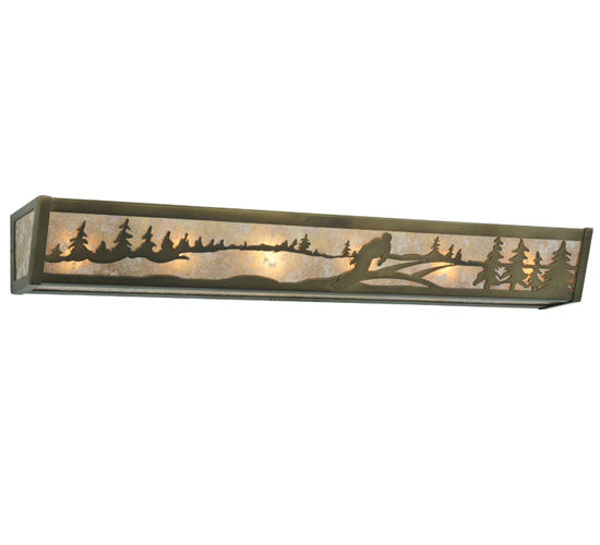 Meyda Tiffany Snowborder 119189 Bath Vanity Light 36 in. wide - Antique Copper