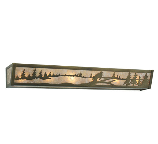 Meyda Tiffany Snowborder 119189 Bath Vanity Light 36 in. wide - Antique Copper