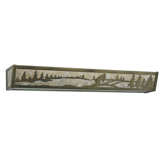 Meyda Tiffany Snowborder 119189 Bath Vanity Light 36 in. wide - Antique Copper