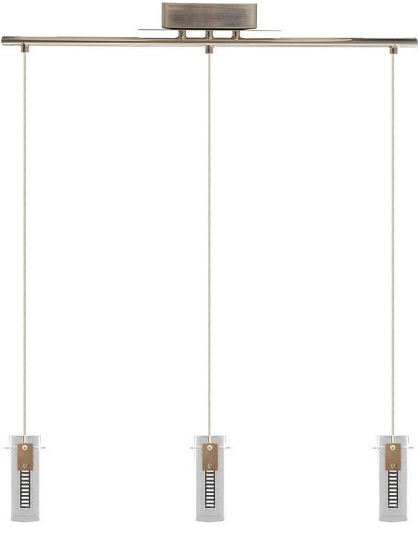 Westgate LCFH-3LS-MCT5 Pendant Light - Brushed-Nickel