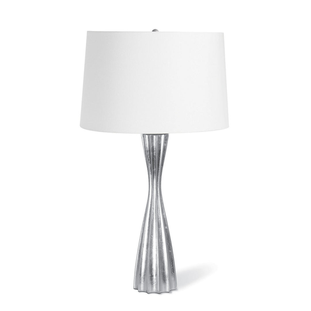 Regina Andrew 13-1542SL  Naomi Lamp Silver Leaf