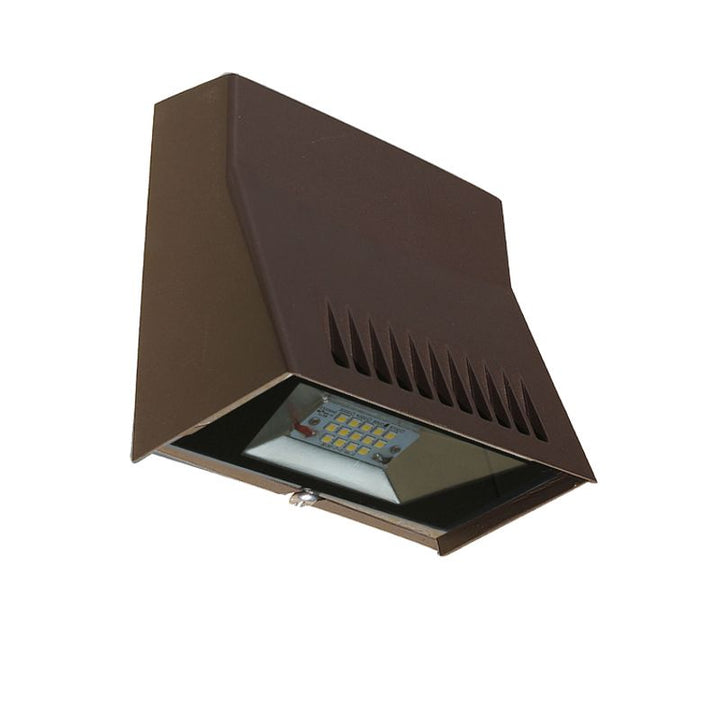 Westgate Lighting LMW-12W-40K  Mini Cutoff Wallpack Outdoor Bronze / Dark