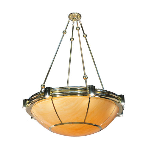 Meyda Tiffany Auburn 119290 Pendant Light - Natural Brass