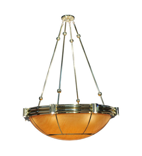 Meyda Tiffany Auburn 119290 Pendant Light - Natural Brass