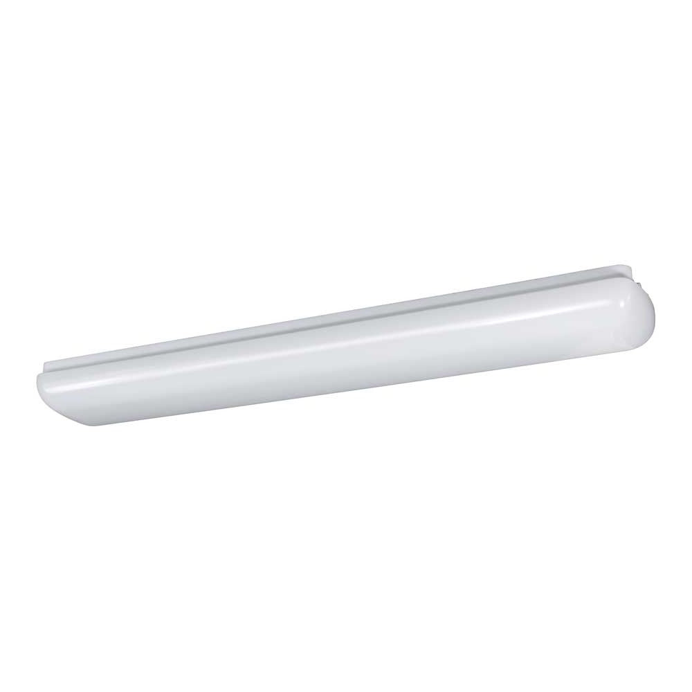 Jesco Lighting RE-GEO-FM-90024-2790-WH Relyence Led Vanity Light Ceiling & Wall Mount Utility Light White