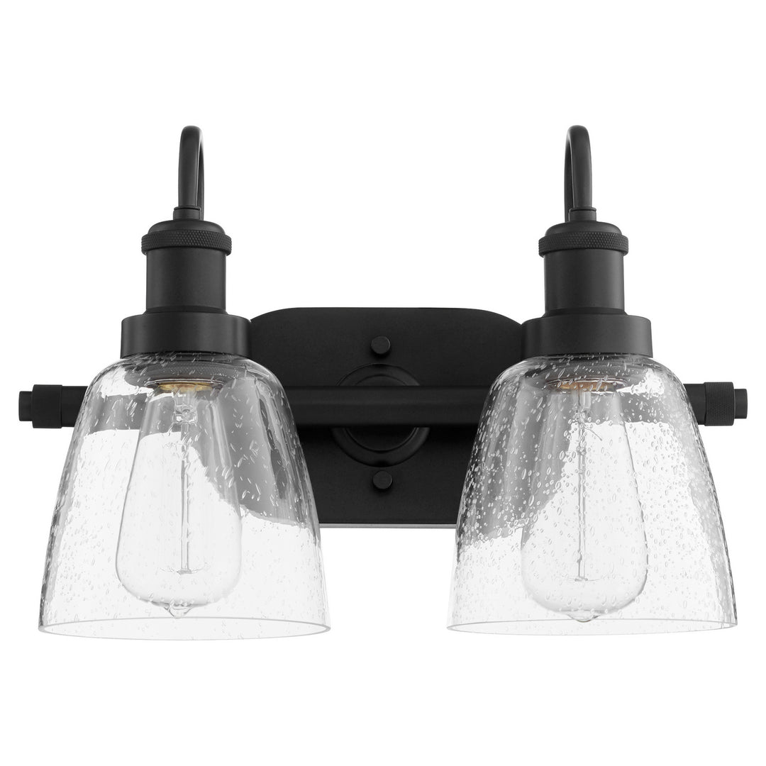 Quorum 508 Vanities 508-2-59 Bath Vanity Light 18 in. wide - Matte Black