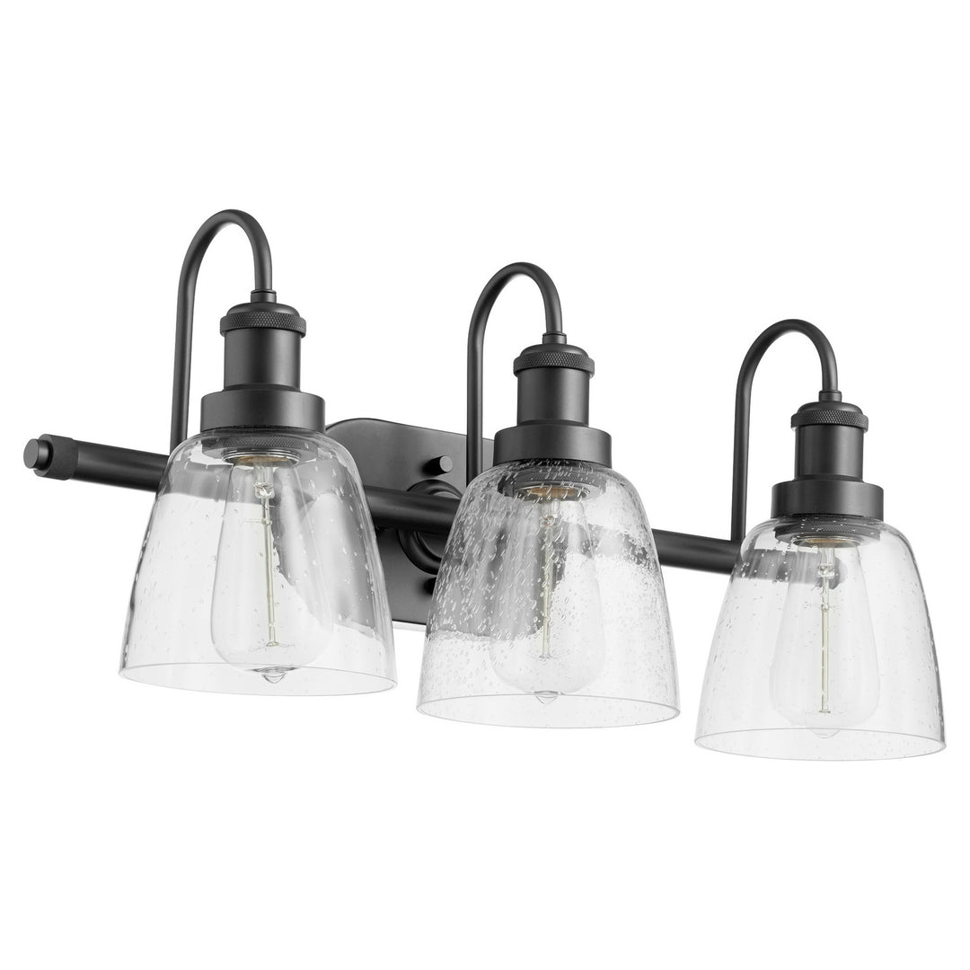 Quorum 508 Vanities 508-3-59 Bath Vanity Light 23 in. wide - Matte Black