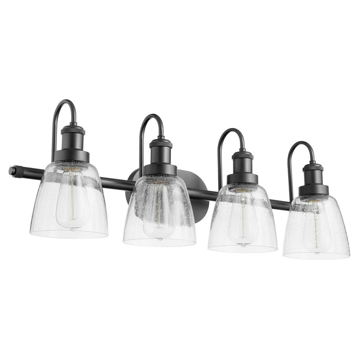 Quorum 508 Vanities 508-4-59 Bath Vanity Light 31 in. wide - Matte Black