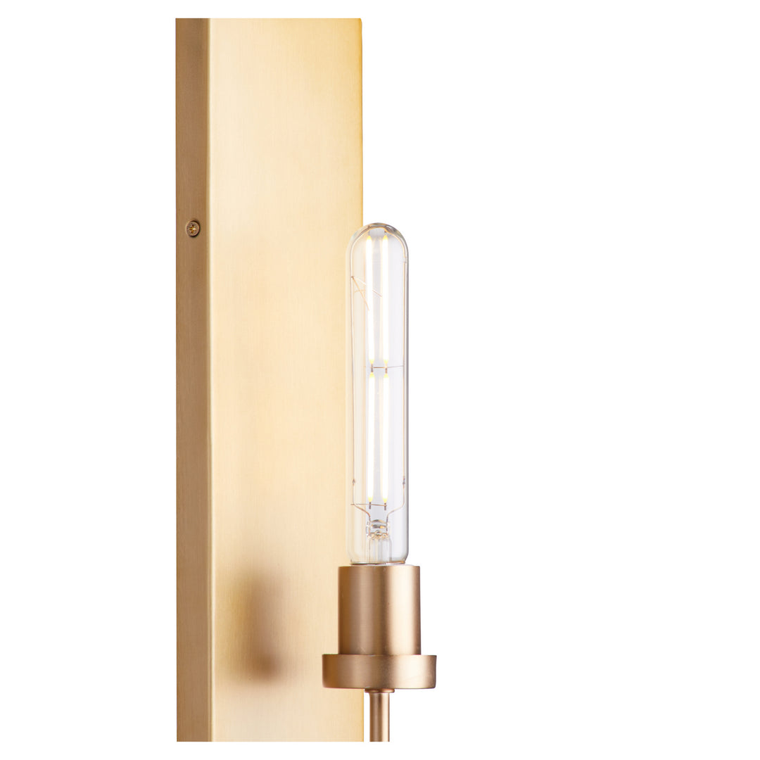 Quorum Sheridan 512-1-80 Wall Sconce Light - Aged Brass
