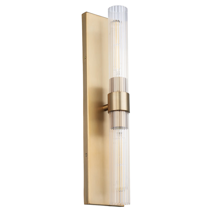 Quorum Sheridan 522-2-80 Wall Sconce Light - Aged Brass