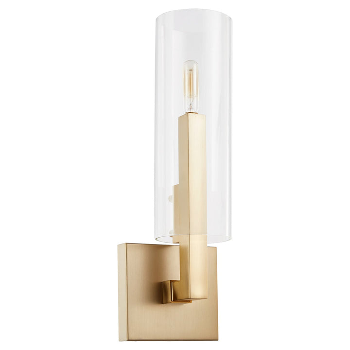 Quorum Harbin 5277-1-80 Wall Sconce Light - Aged Brass