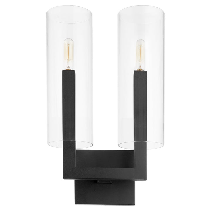 Quorum Harbin 5277-2-69 Wall Sconce Light - Textured Black