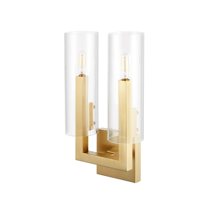 Quorum Harbin 5277-2-80 Wall Sconce Light - Aged Brass