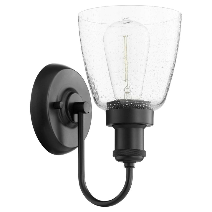 Quorum 548 Wall Mounts 548-1-59 Wall Sconce Light - Matte Black