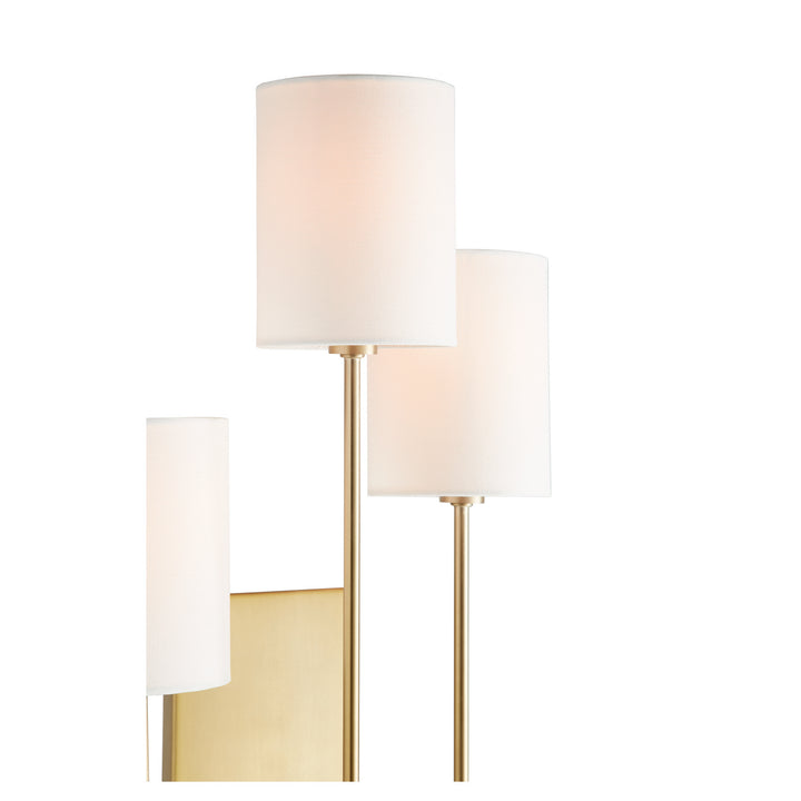 Quorum Harmony 557-3-80 Wall Sconce Light - Aged Brass